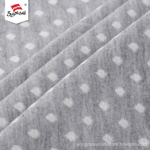 Elegant Cotton Jacquard Knit Fabric For Children Garment